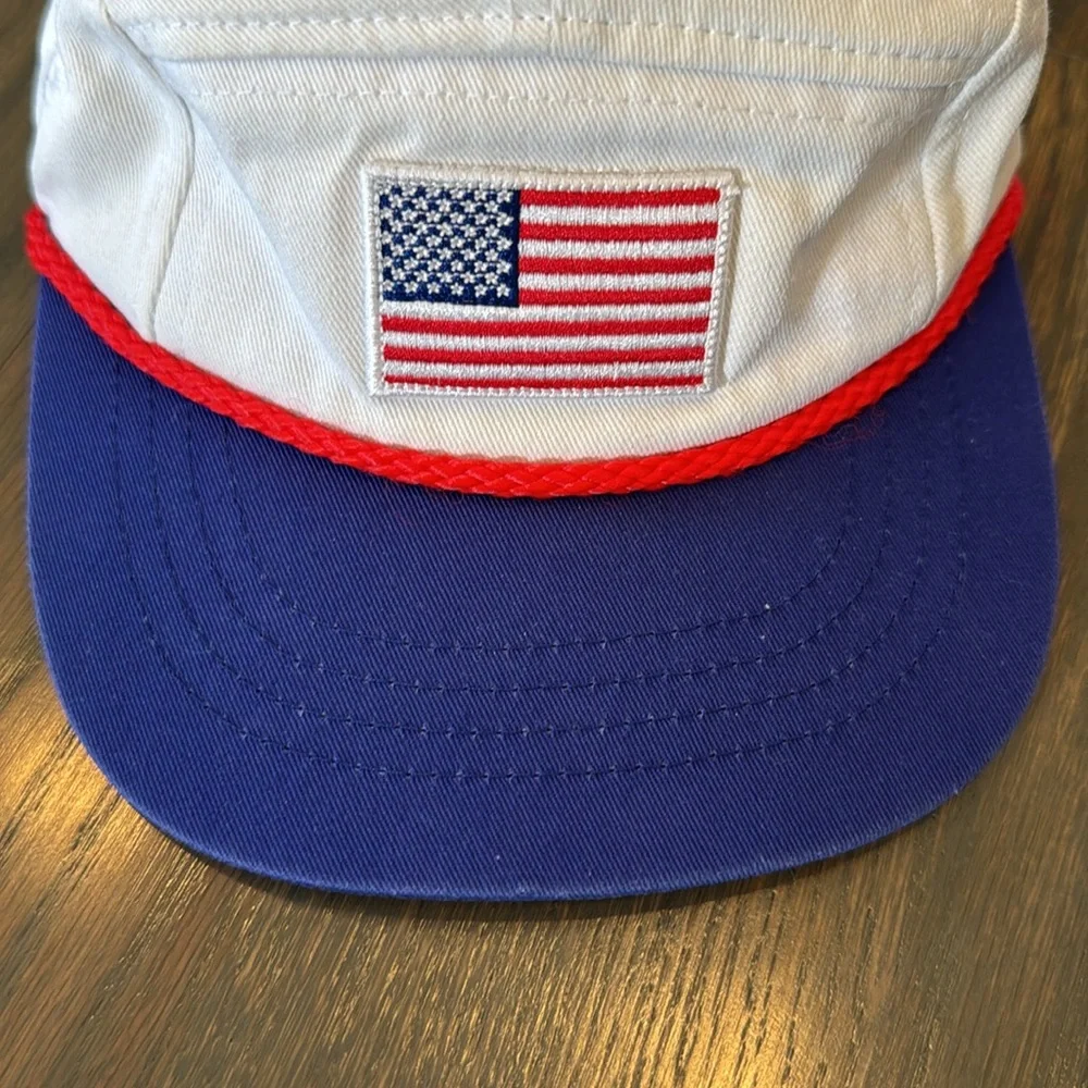 Cash & Co Merica Snapback Hat S/M USA Flag Kids Adjustable Baseball Cap